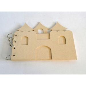 Kołonotes MDF 4 kart 3mm 20x15cm ZAMEK