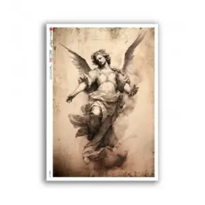 Papier ryżowy A5 Archanioł C-0173