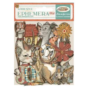 Papier mat samoprzylepny ephemera DFLCT69 Furry Friends
