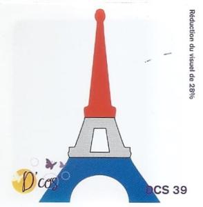 Wykrojnik wieża Eiffla 5x5cm