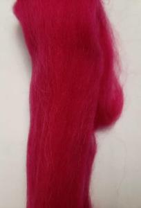 Wełna czesankowa +/- 5gr poł-amer/aust. różowa magenta