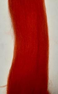 Wełna czesankowa +/- 5gr poł-amer/aust. czerwona