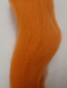 Wełna czesankowa +/- 5gr poł-amer/aust. pomarańczowa