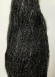 Wełna czesankowa +/- 5gr poł-amer/aust. czarny melanż