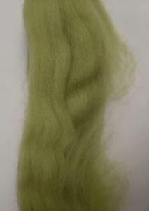 Wełna czesankowa +/- 5gr poł-amer/aust. zielone jabłko