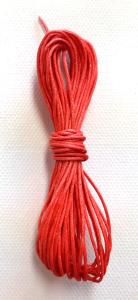 Sznurek woskowy 1mm x 5metrów różowy