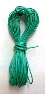 Sznurek woskowy 1mm x 5metrów miętowy