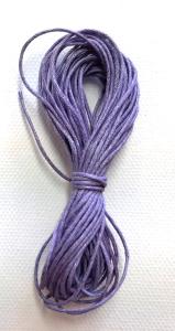 Sznurek woskowy 1mm x 5metrów fioletowy