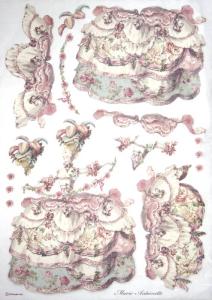 Papier ryżowy A3 DFSA3074 BAL różowy