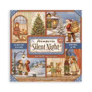Papier scrap 20x20cm 22 kartki Silent Night SBBSXB28