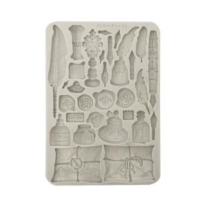 Foremka silikonowa 15x21cm A5 Flowers and poems kaligrafia KACMA563