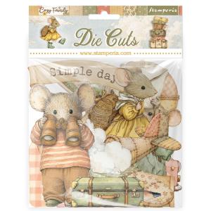 Kształty tekturowe Cozy Familly DFLDC145