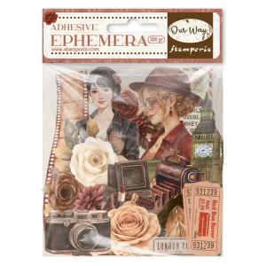 Papier mat samoprzylepny ephemera DFLCT91 Our Way