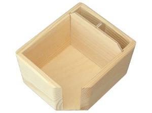 Pudełko na karteczki i długopisy duże 12,5x10x8cm.