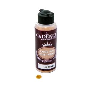 Velvet powder aksamit 120ml - Camel- ciemny beżowy CADENCE