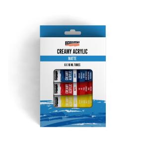 Farba akrylowa kremowa zestaw 6x16ml