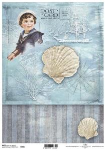 Papier ryżowy A4 R946 muszla