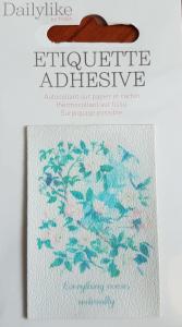 Naklejka na ubrania 4,4x6,4cm kwiaty