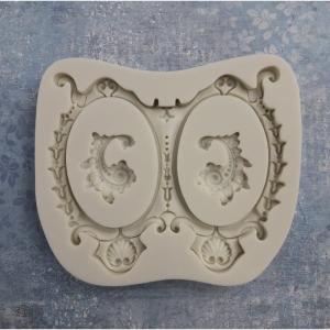 Foremka silikonowa ornament podwójny 13x10,5cm