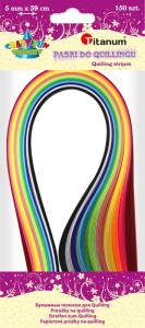 Quilling paski 5mm x 39cm mix kolorów