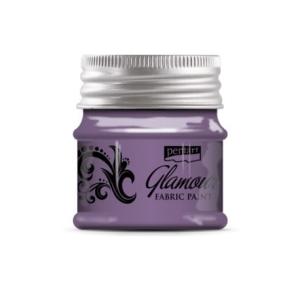 Farba do tkanin Glamour 50ml liliowe srebro