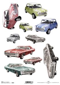 Papier ryżowy A4 R884 samochody