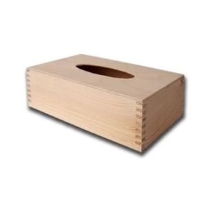 Drewno chustecznik prostokątny odsuwany 25x13x8cm