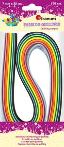 Quilling paski 7mm x 52cm mix kolorów
