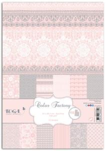 Papier scrap 48 kartek 21x29,7cm 100g/m koronki