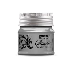 Farba do tkanin Glamour 50ml srebrny