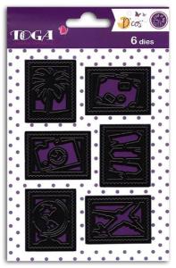 Wykrojnik znaczki pocztowe 3x4cm