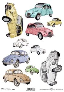 Papier ryżowy A4 R885 samochody