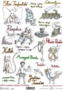 Papier ryżowy A4 R353 bajki Tuwim