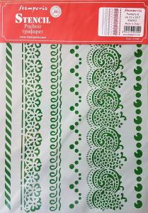 Szablon 21x30cm koronka