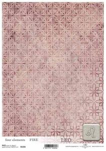 Papier ryżowy A4 R1434 tapeta bordowa - lew