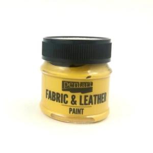 Farba do tkanin i skóry 50ml złoty
