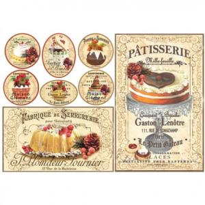 Papier ryżowy 33x48cm DFS339 patisserie