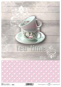 Papier ryżowy A4 R838 tea time