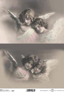 Papier ryżowy A4 R699 anioły