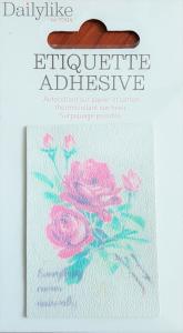 Naklejka na ubrania 4,4x6,4cm róże