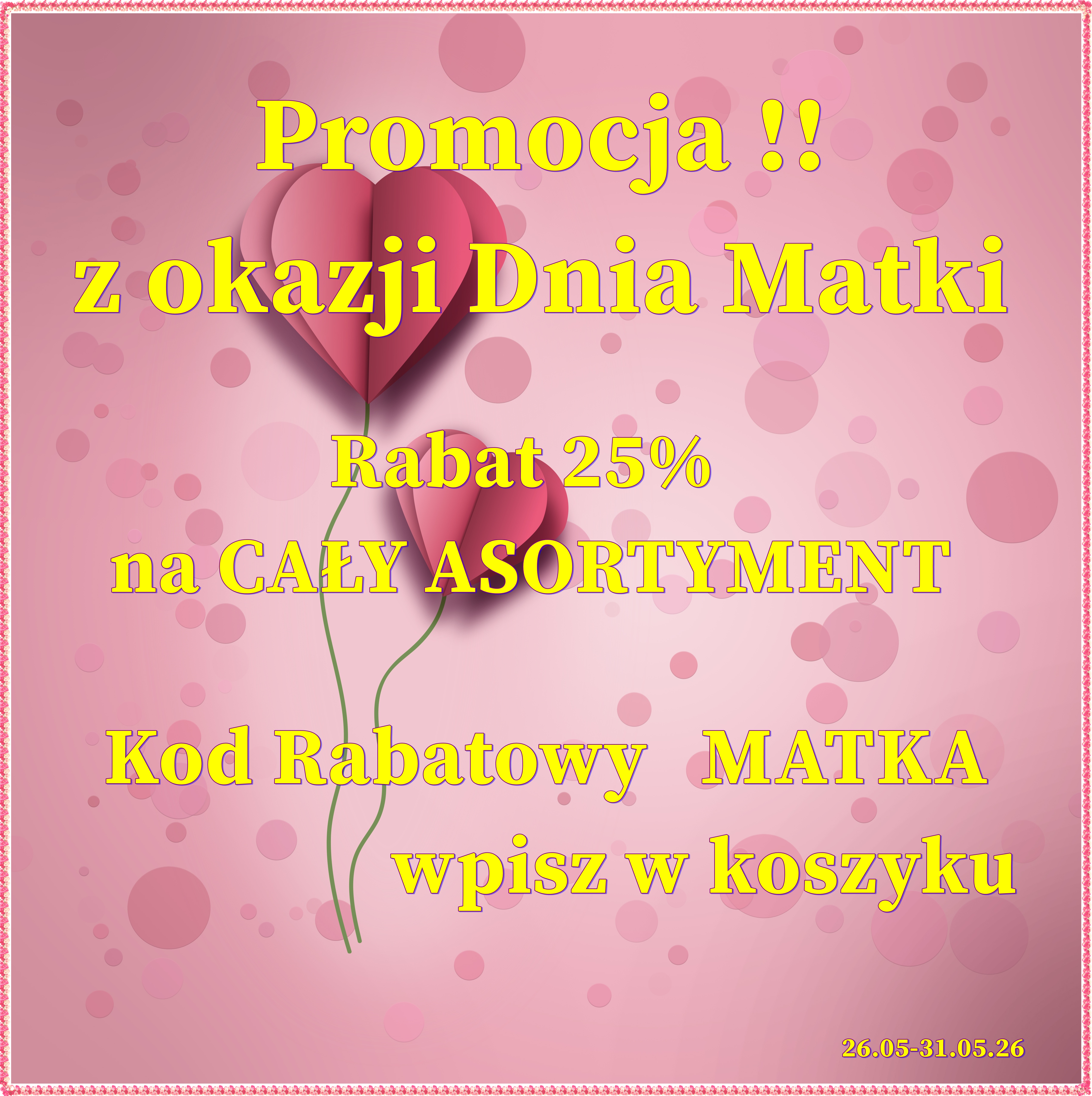 Promocja na Dzień Matki