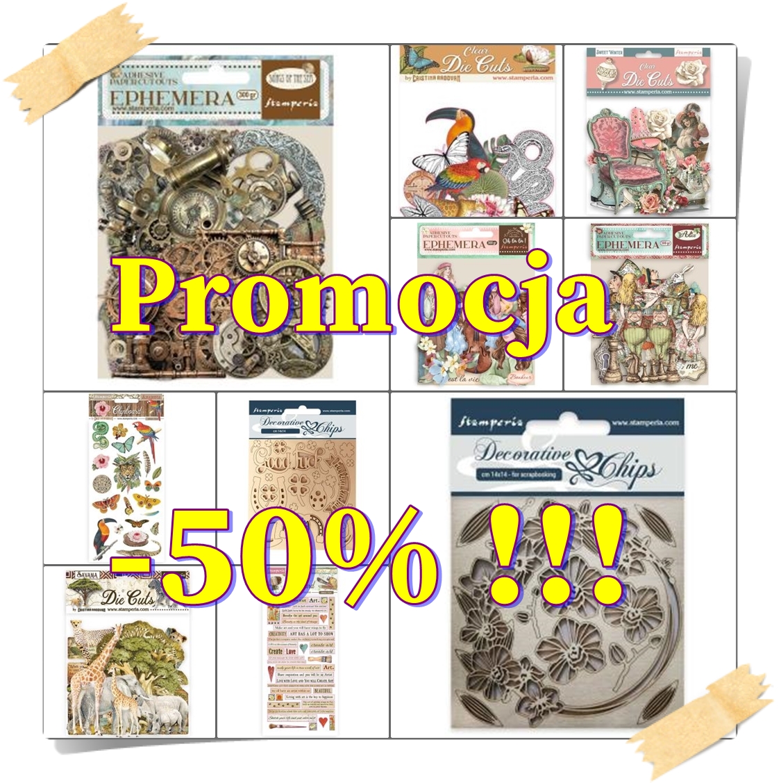 Dodatki do scrapbookingu -50%